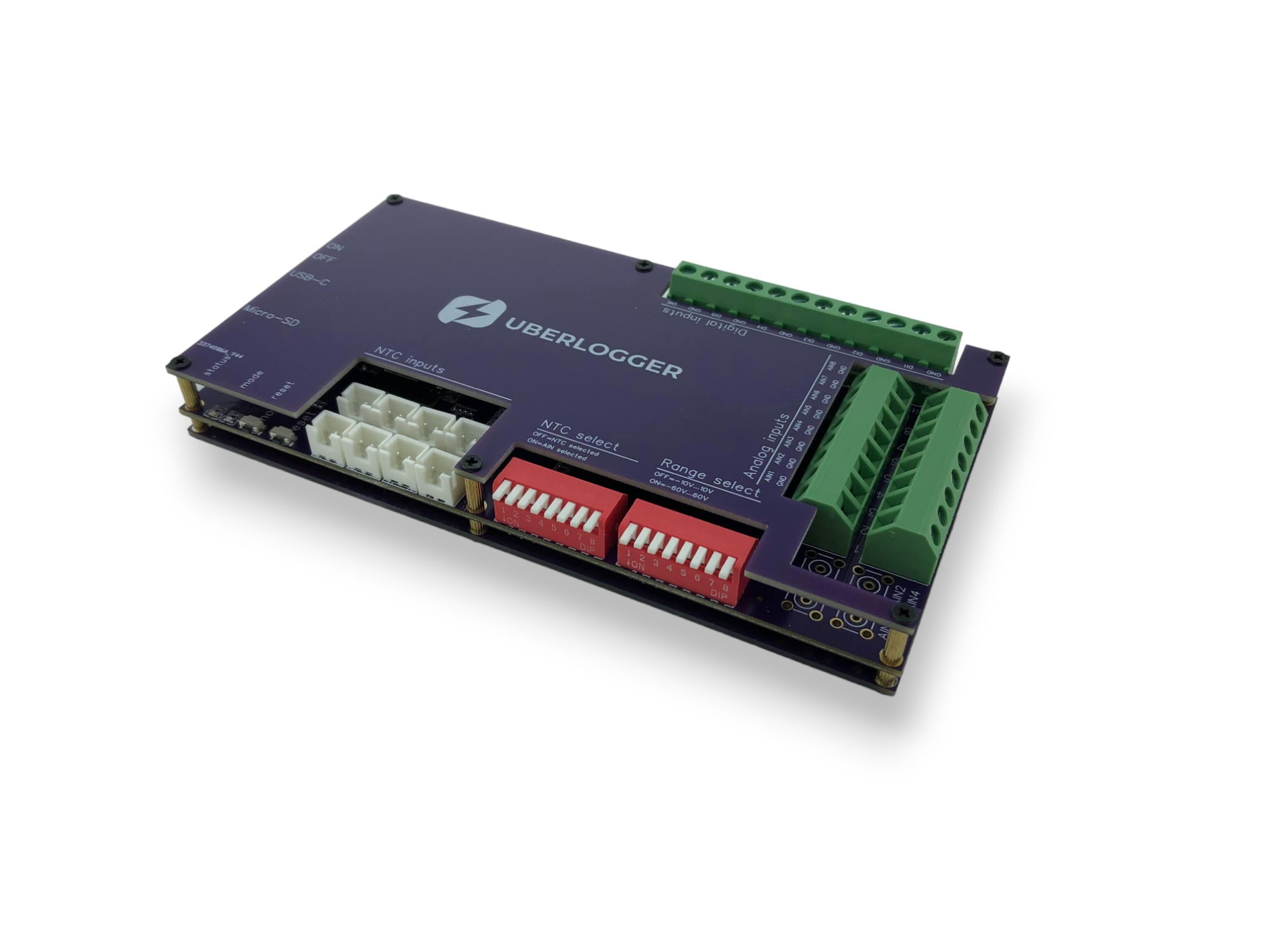 Uberlogger front view